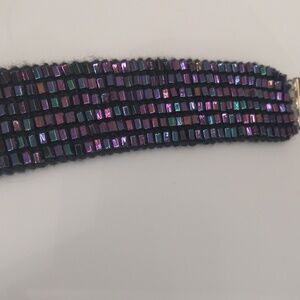 2 sided beaded vintage bracelet